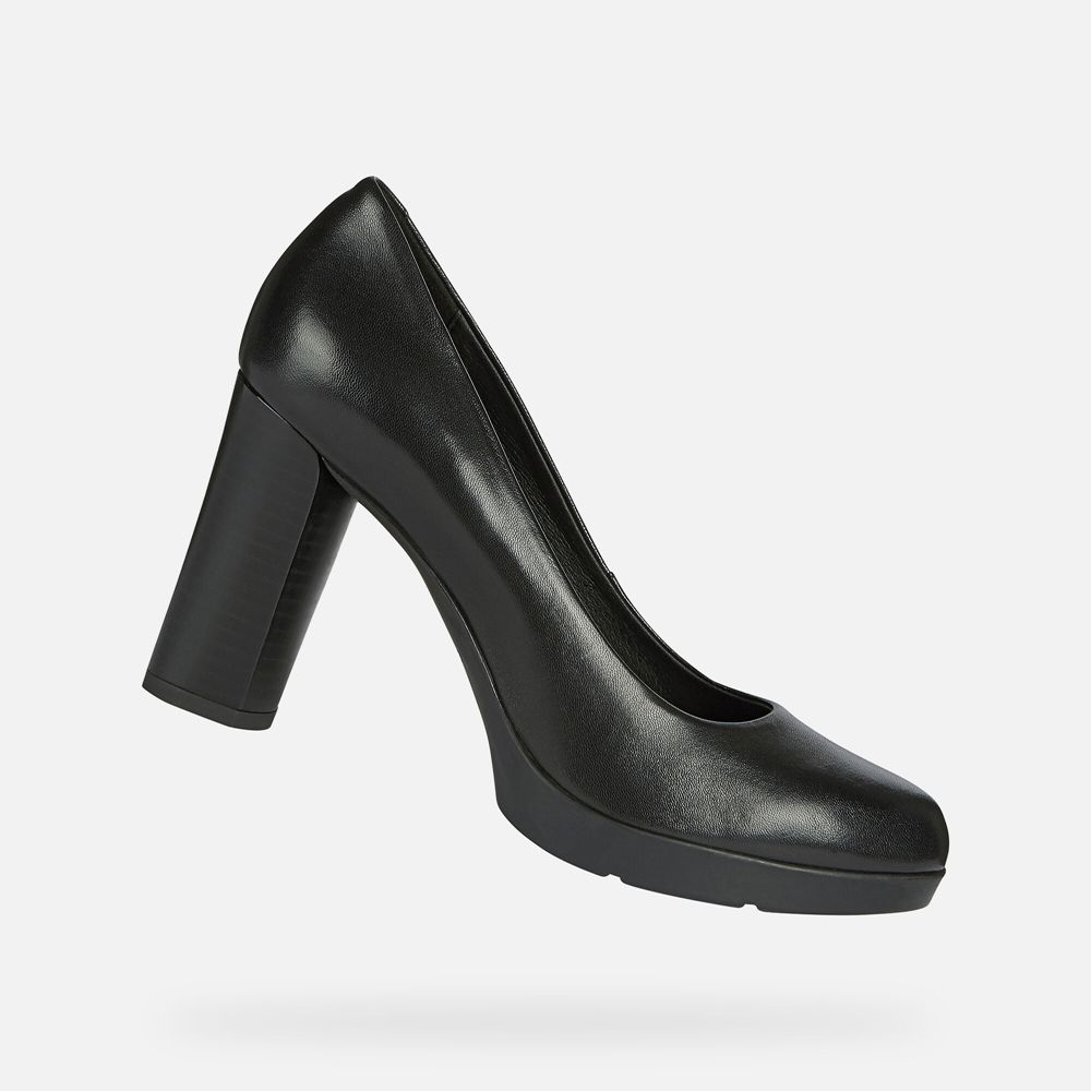 Geox Bayan Stiletto Ayakkabı Siyah - Anylla Uzun - VCQ-961485